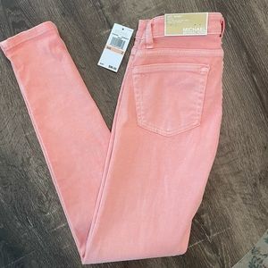 Michael Kors Size 2 Izzy Skinny Pink Jeans